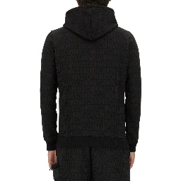 SWEATSHIRT WITH ALL OVER LOGO