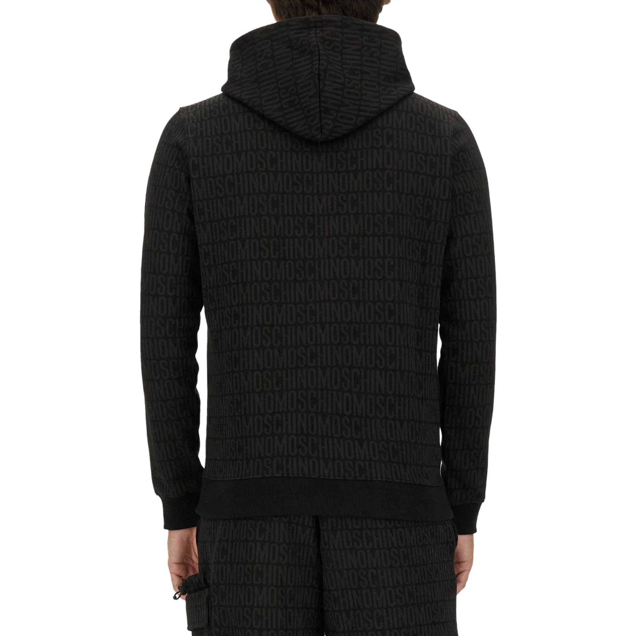 SWEATSHIRT WITH ALL OVER LOGO