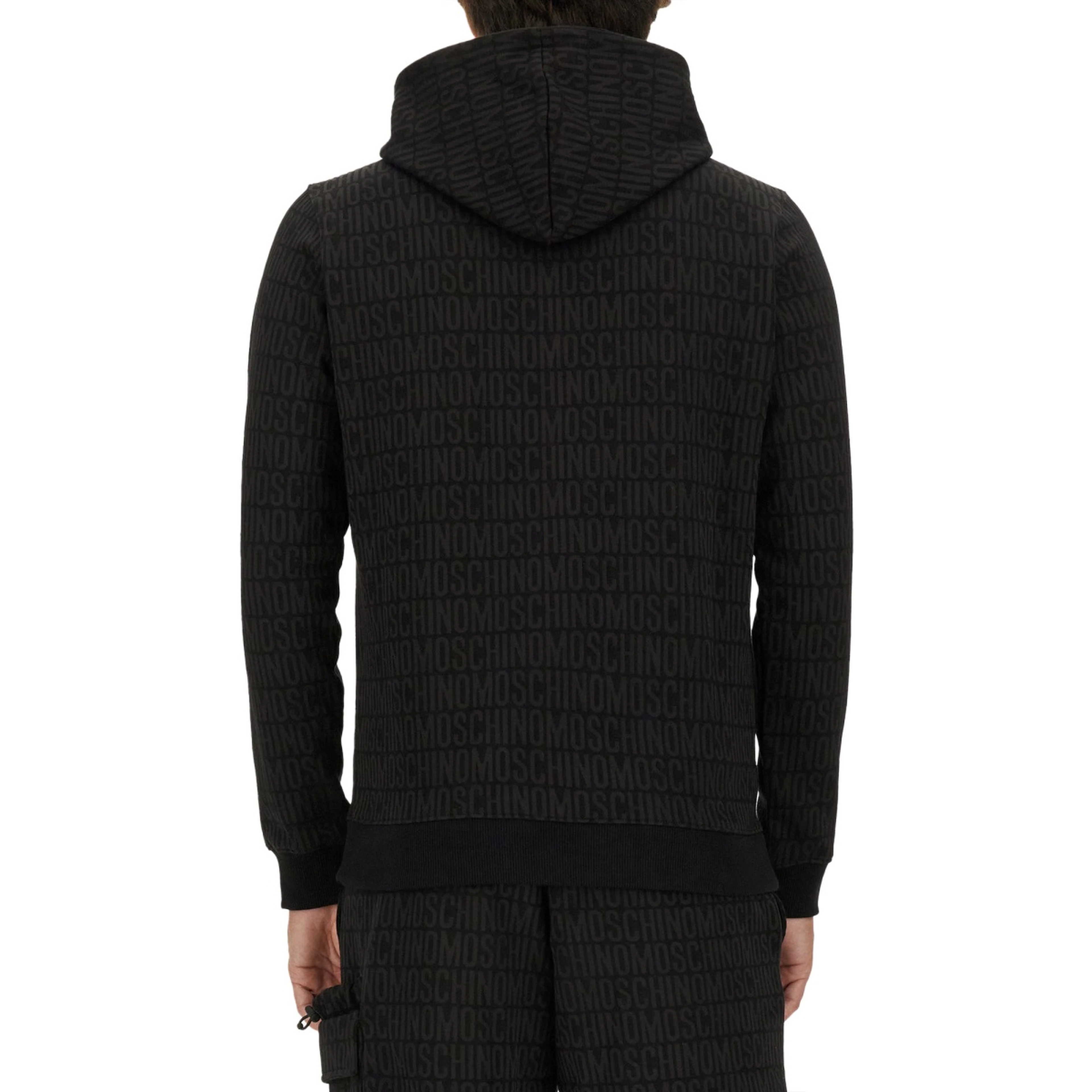 SWEATSHIRT WITH ALL OVER LOGO