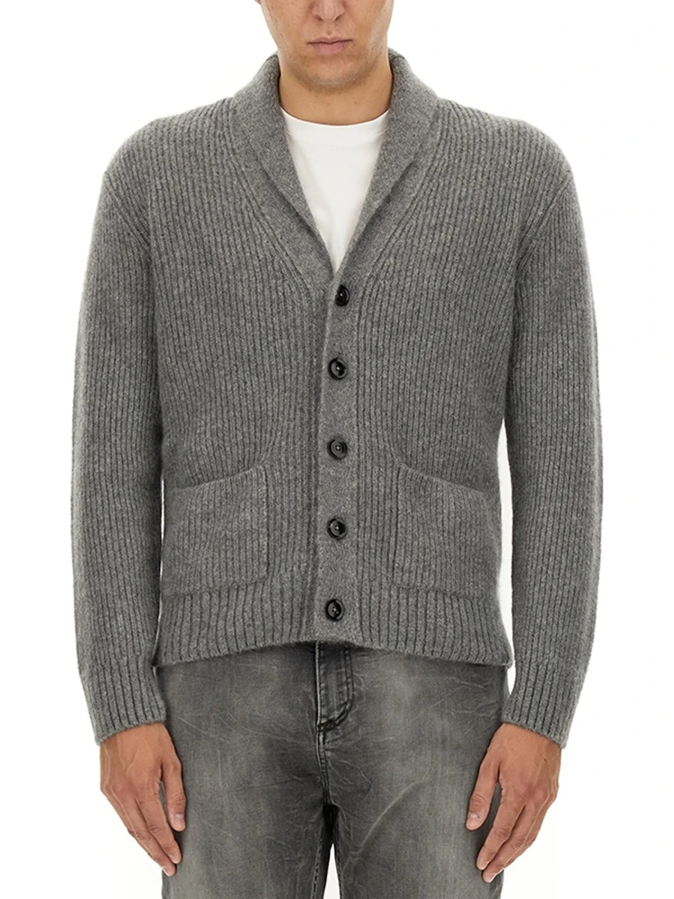 CASHMERE AND SILK CARDIGAN