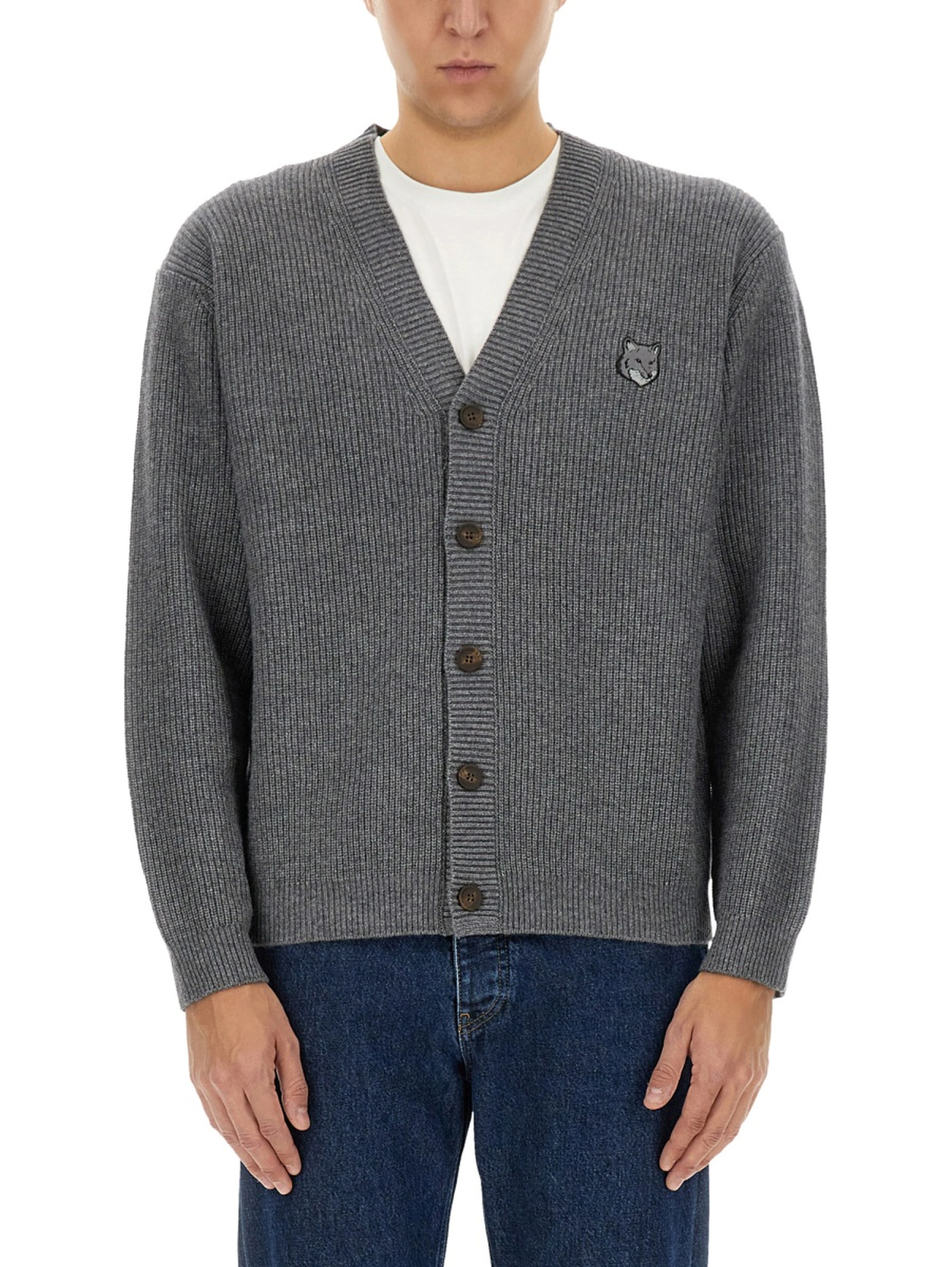RIBBED CARDIGAN