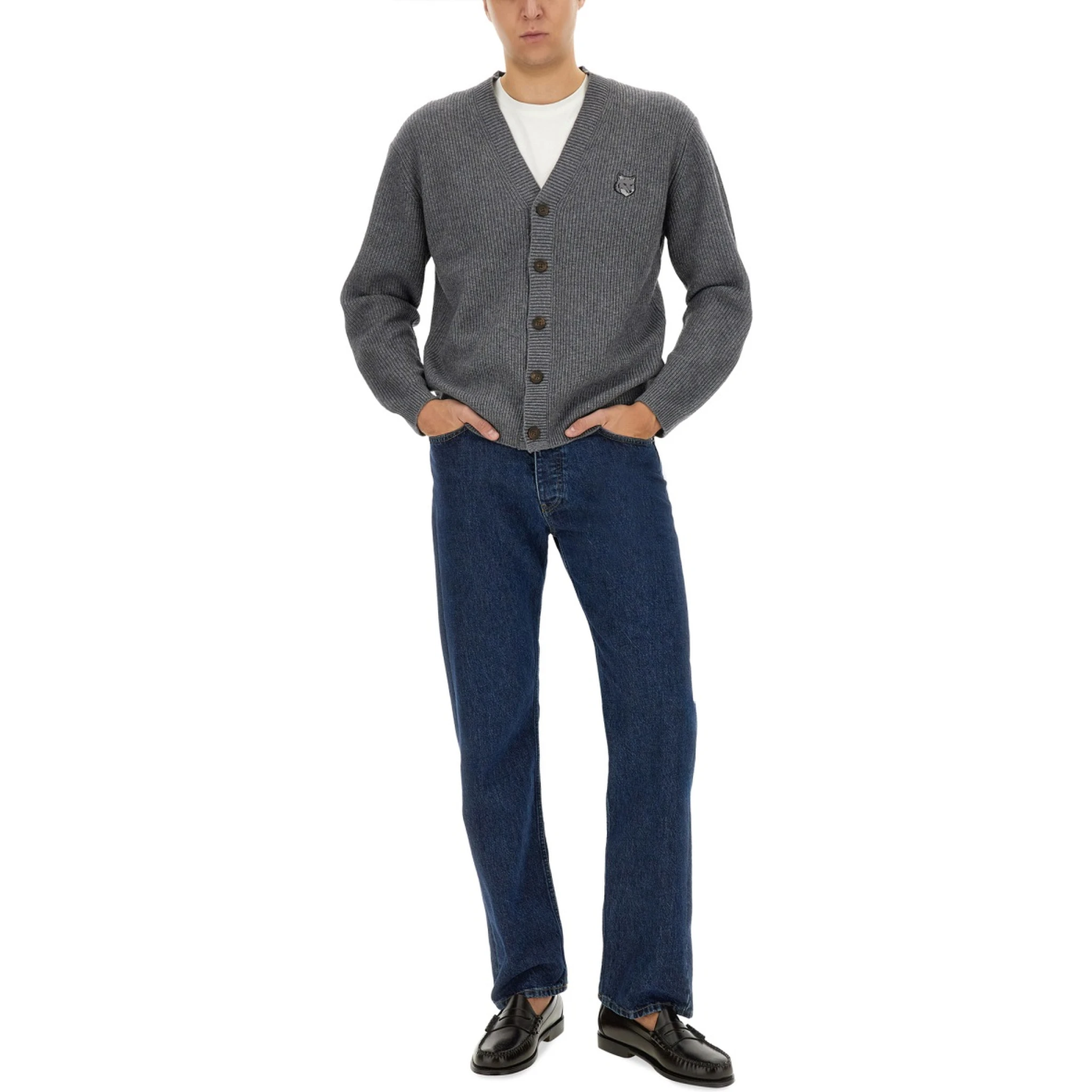 RIBBED CARDIGAN