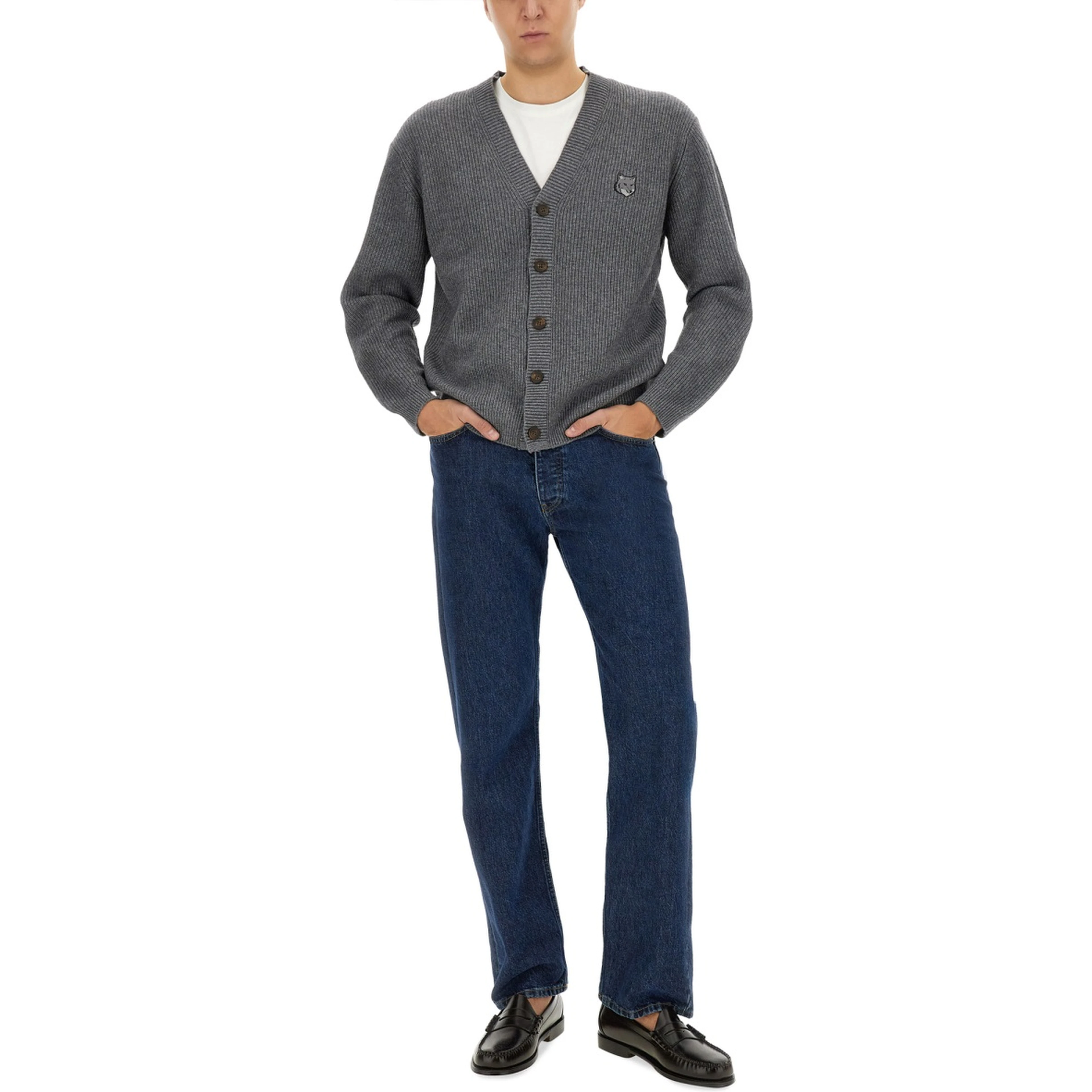 RIBBED CARDIGAN