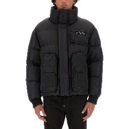 DOWN JACKET WITH LOGO