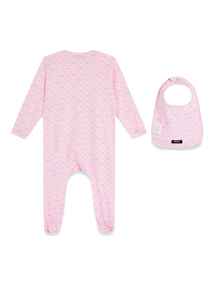 gift set 2 pieces versace morning all hearts jersey + jersey + versace morning print