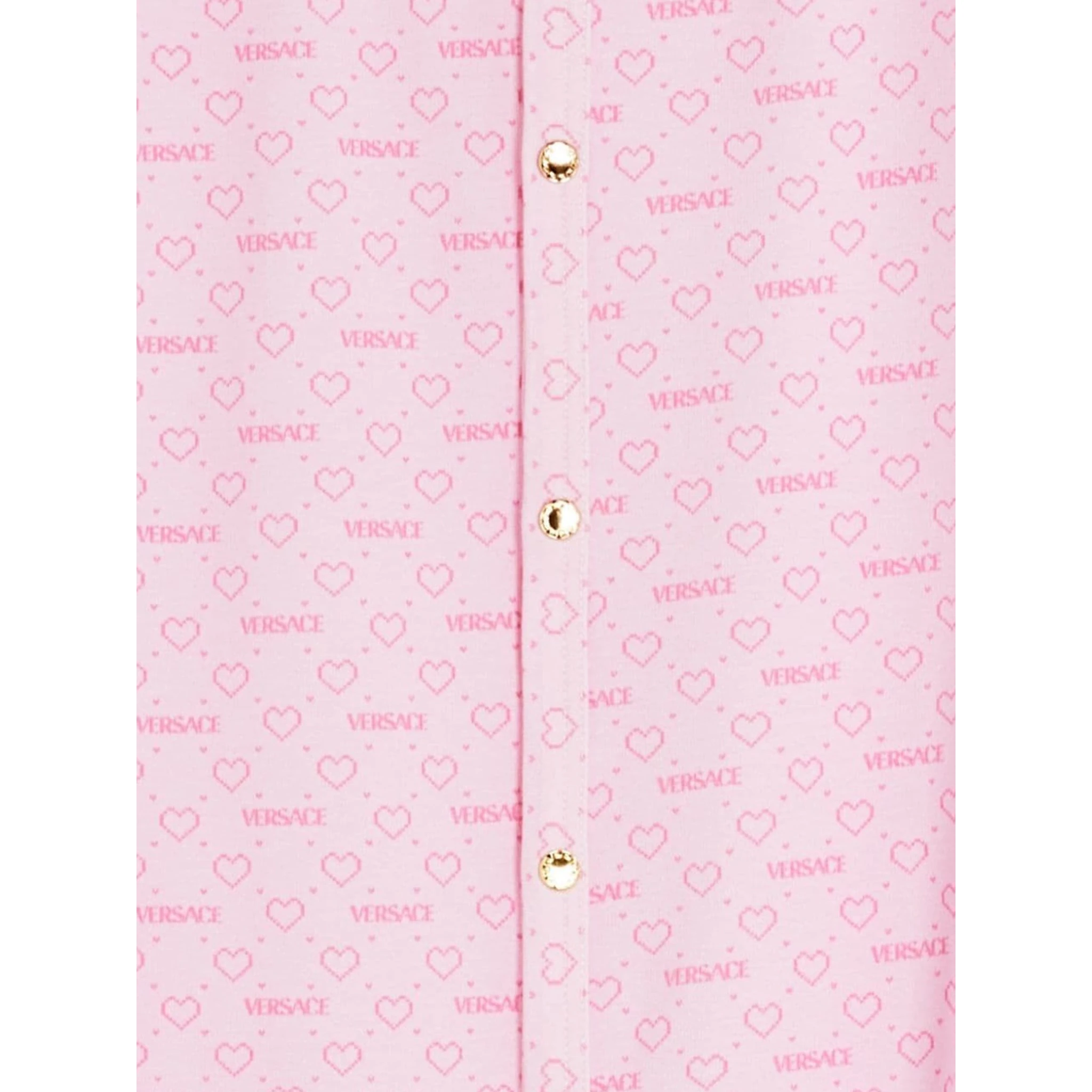 gift set 2 pieces versace morning all hearts jersey + jersey + versace morning print