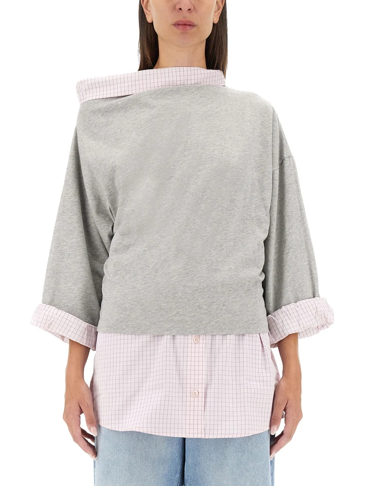 COTTON SHIRT SWEATSHIRT