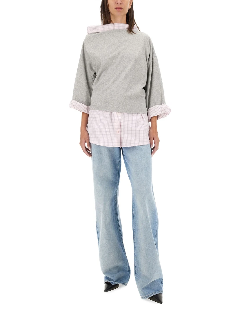 COTTON SHIRT SWEATSHIRT