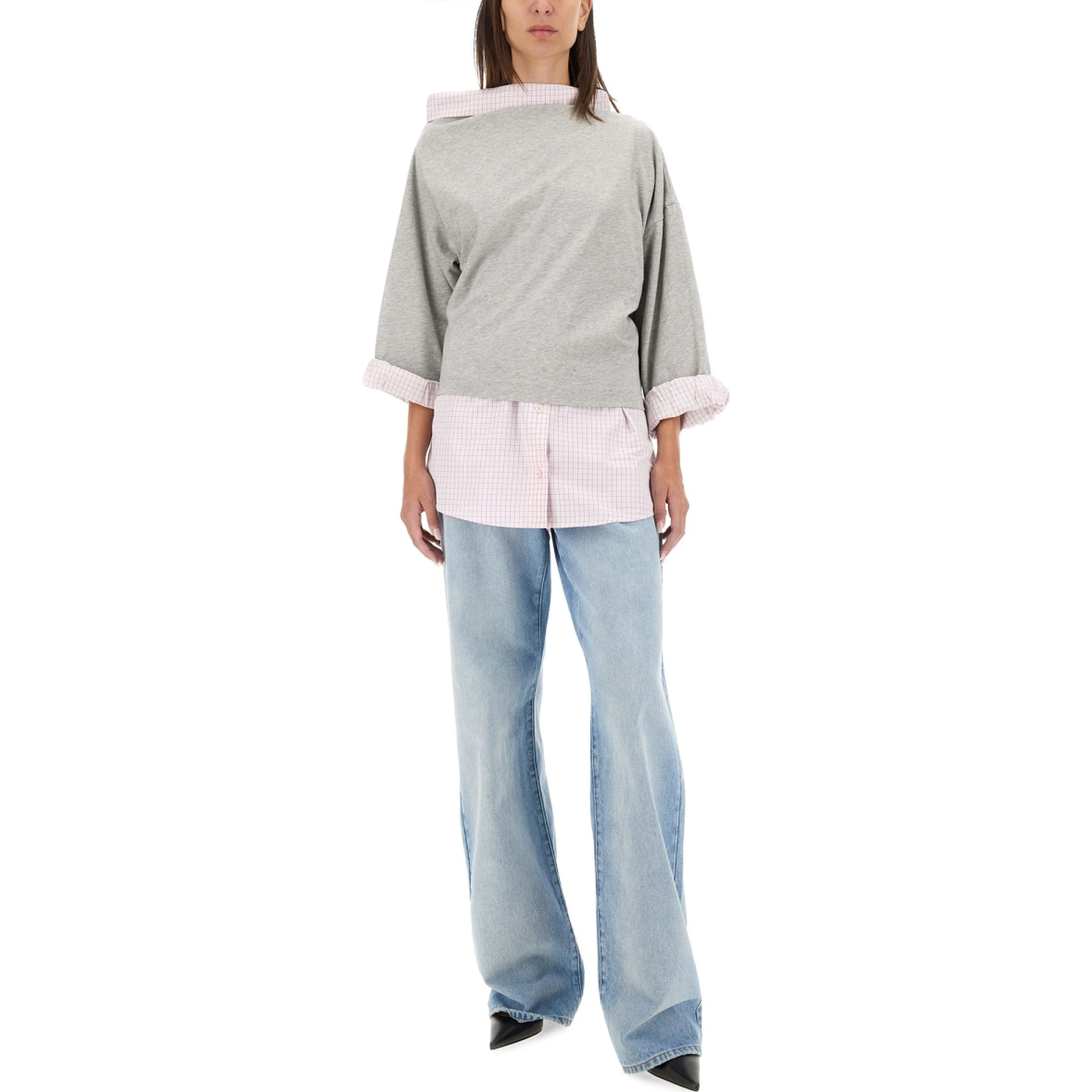 COTTON SHIRT SWEATSHIRT