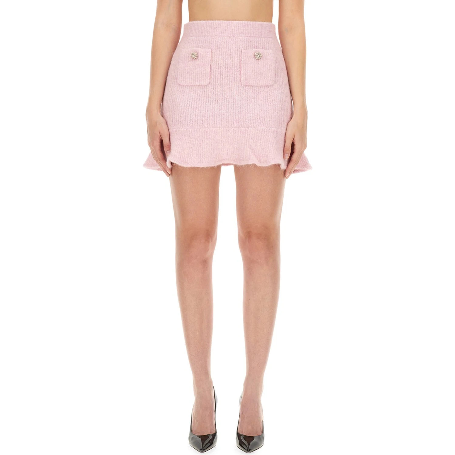 KNITTED MINI SKIRT