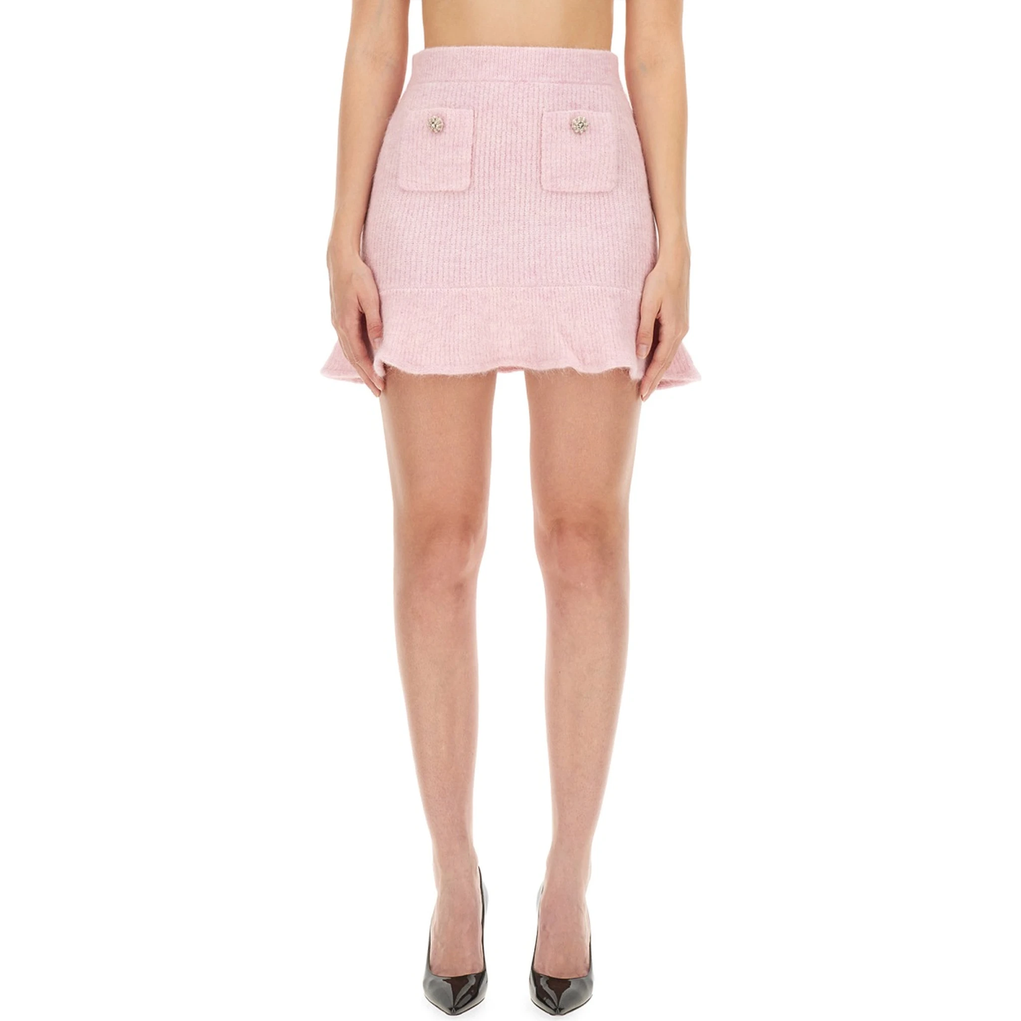 KNITTED MINI SKIRT