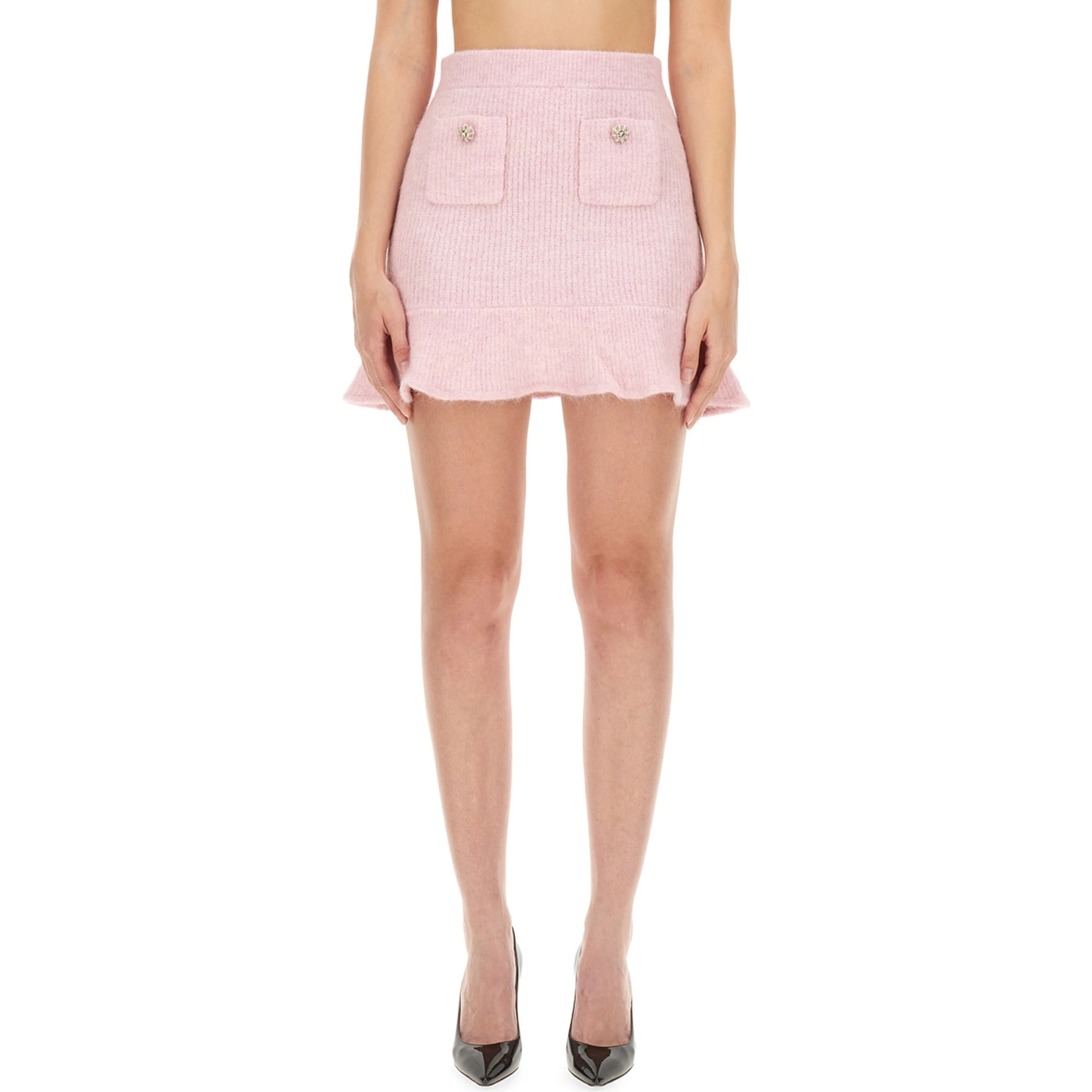 KNITTED MINI SKIRT