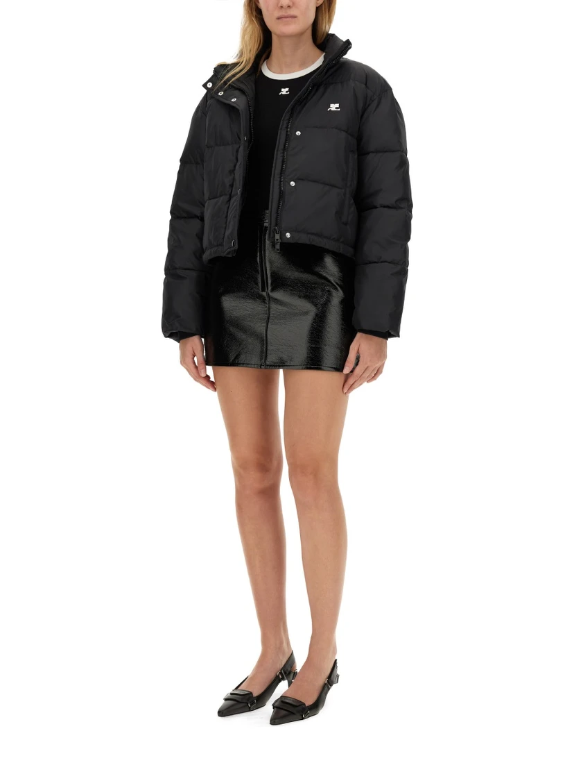 DOWN JACKET WITH LOGO