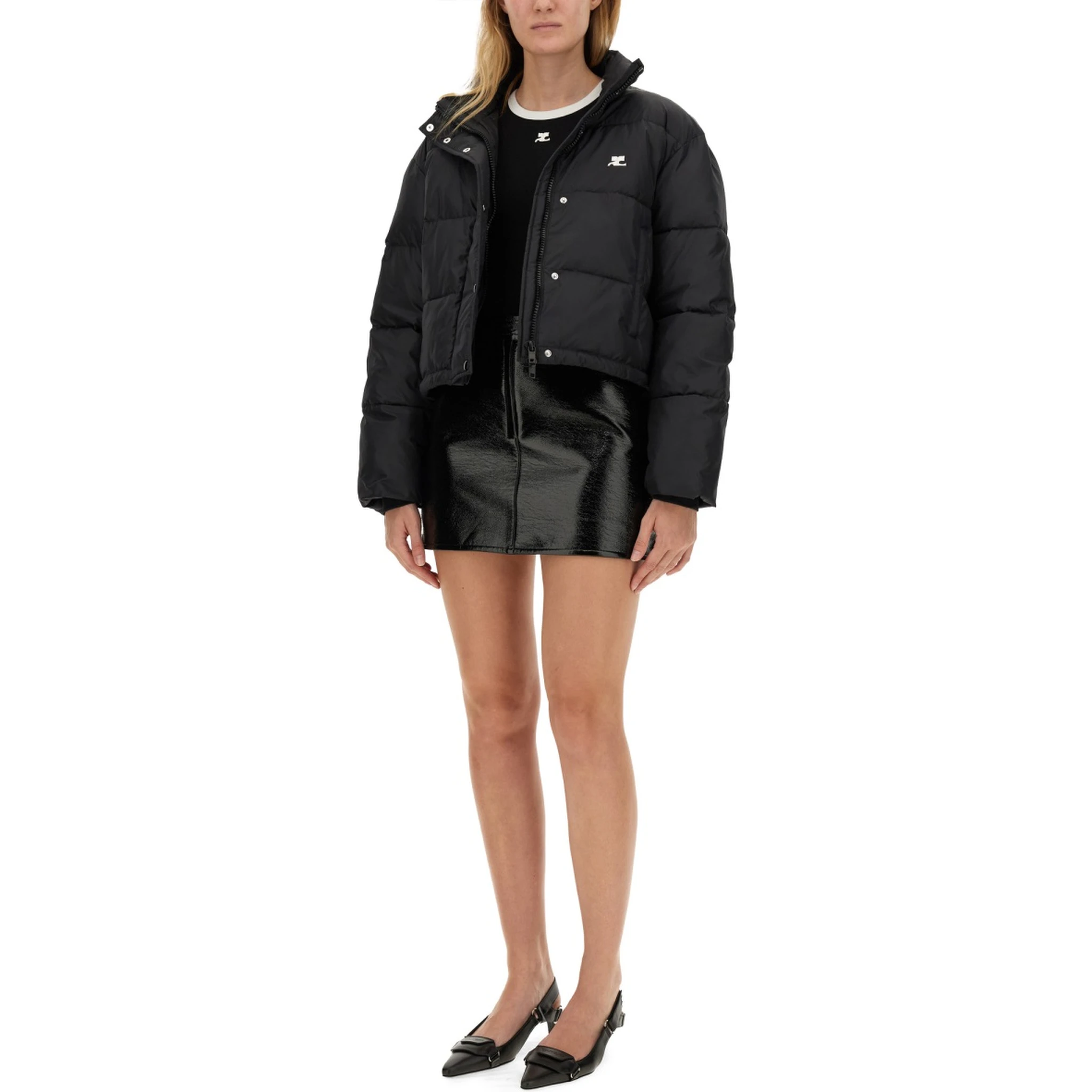 DOWN JACKET WITH LOGO