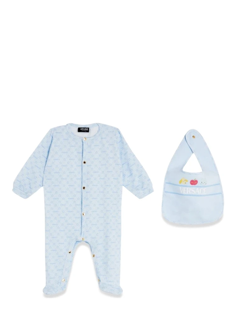 gift set 2 pieces versace morning all hearts jersey + jersey + versace morning print