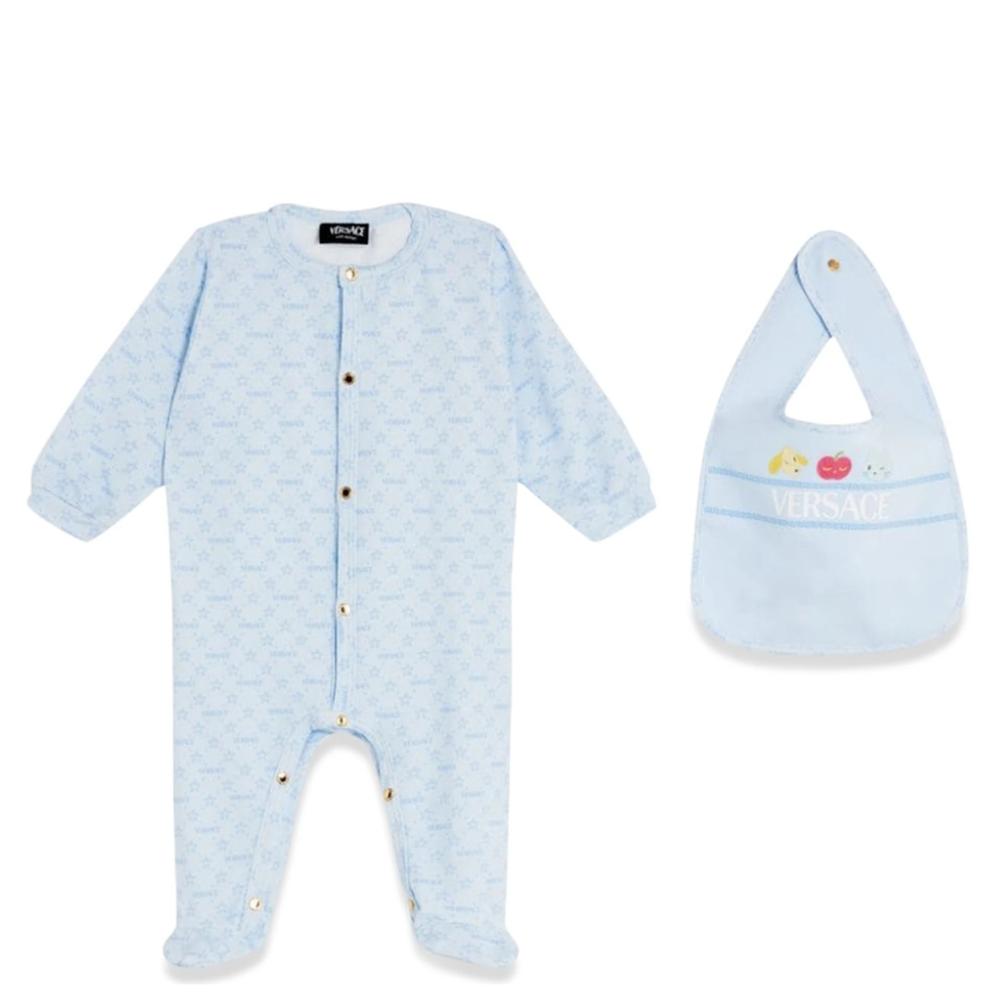 gift set 2 pieces versace morning all hearts jersey + jersey + versace morning print