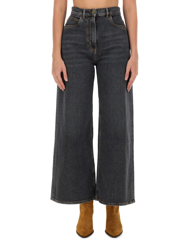 BAGGY JACQUARD JEANS