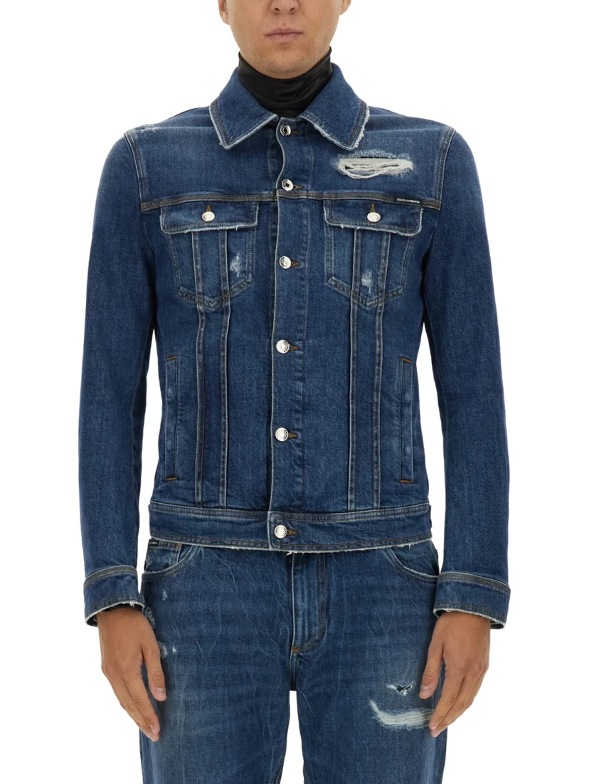 STRETHC DENIM JACKET
