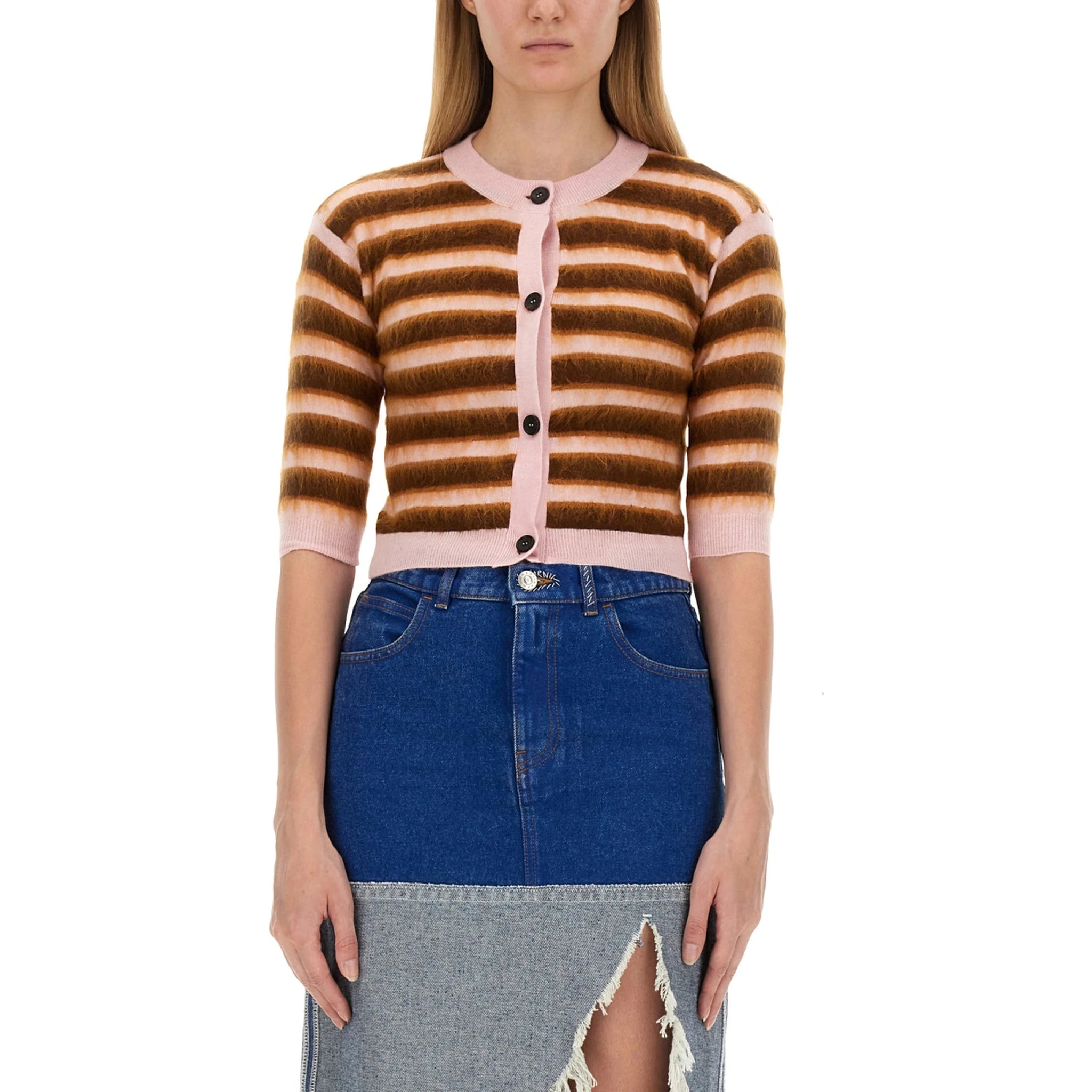 CARDIGAN WITH STRIPE PATTERN