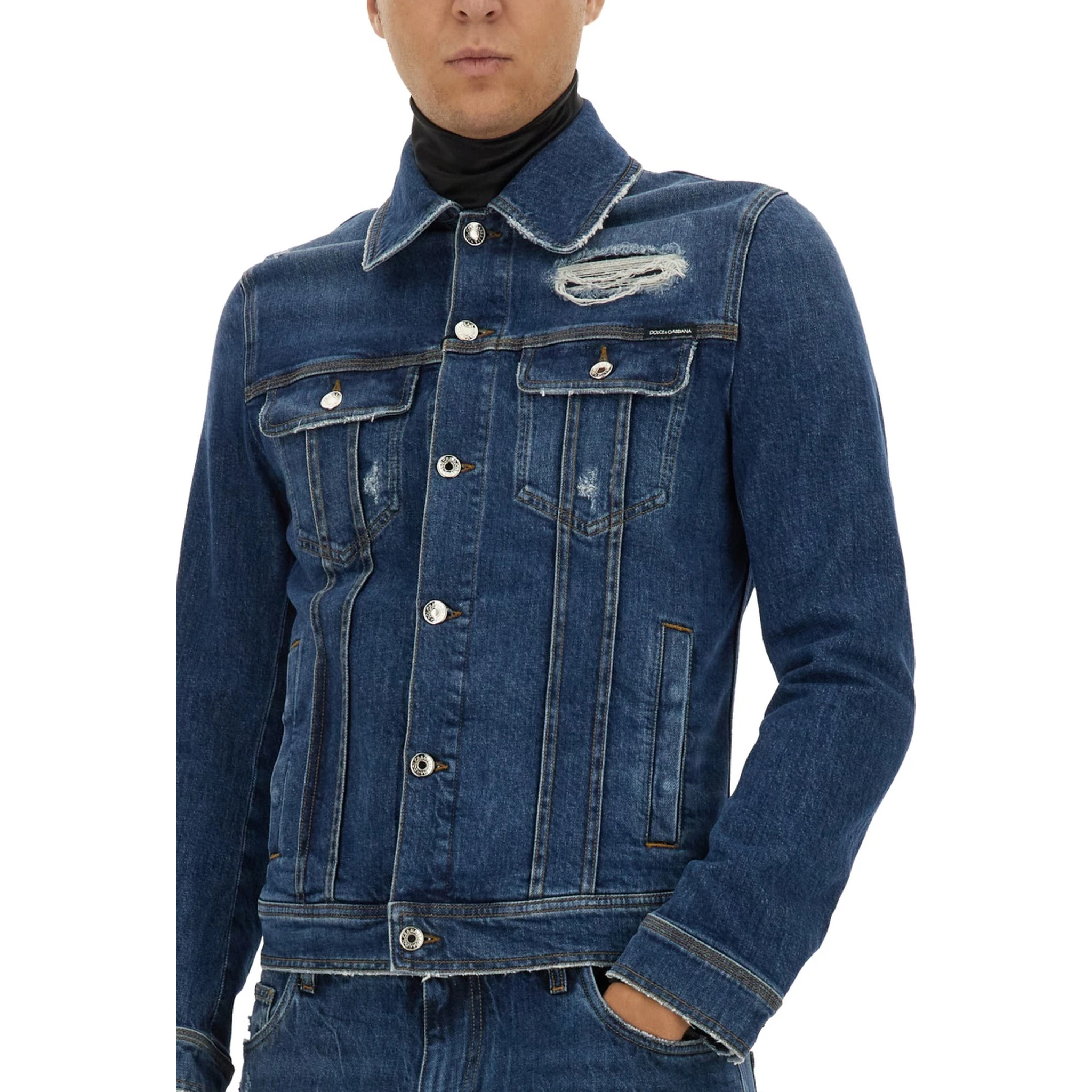 STRETHC DENIM JACKET