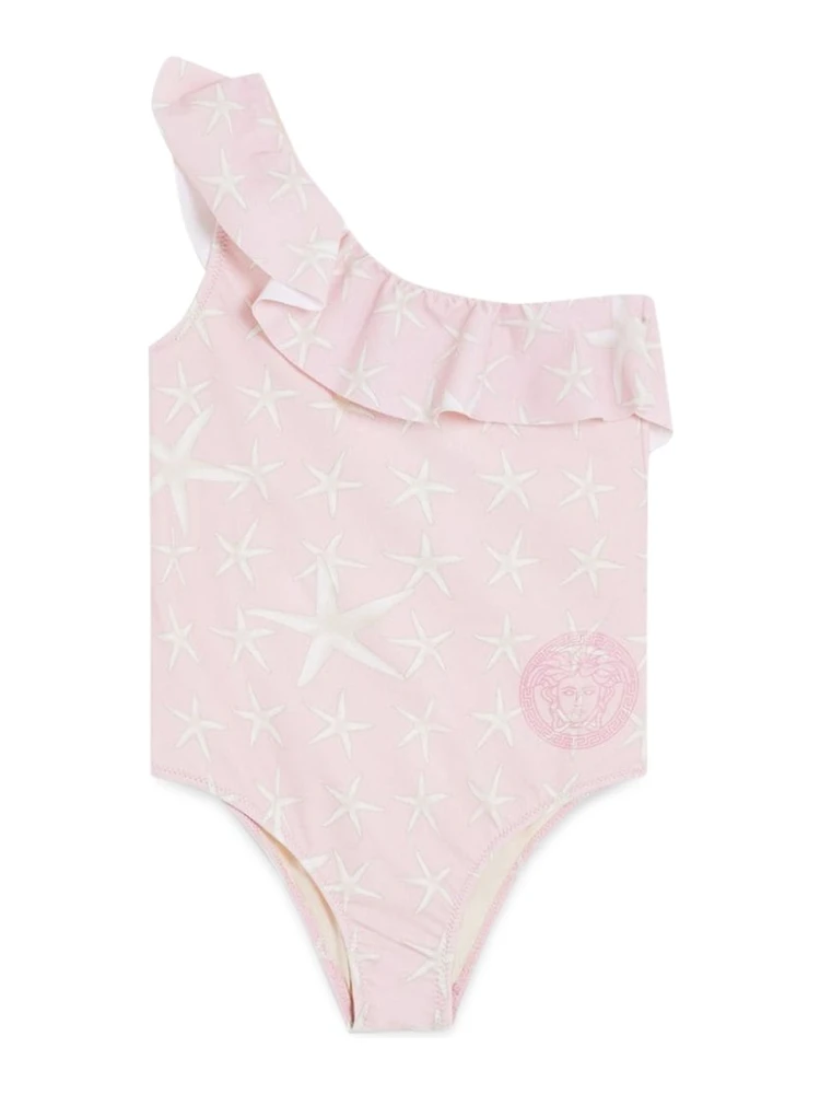 swim one-piece lycra waist grs sea stars print+medusa