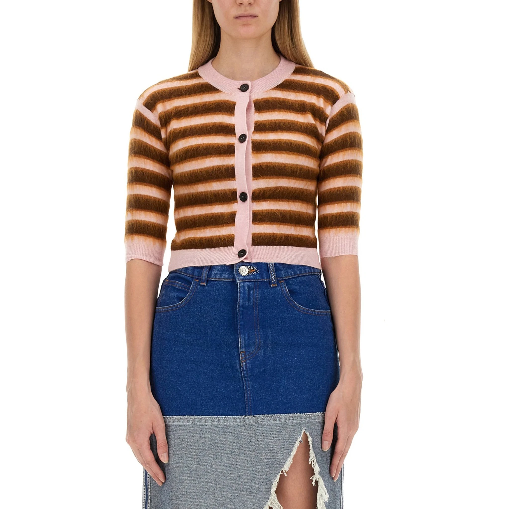 CARDIGAN WITH STRIPE PATTERN