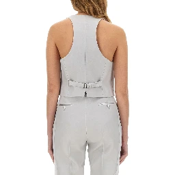 "BARATHEA" SILK WOOL VEST