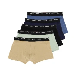 PACK OF FIVE BOXER SHORTS