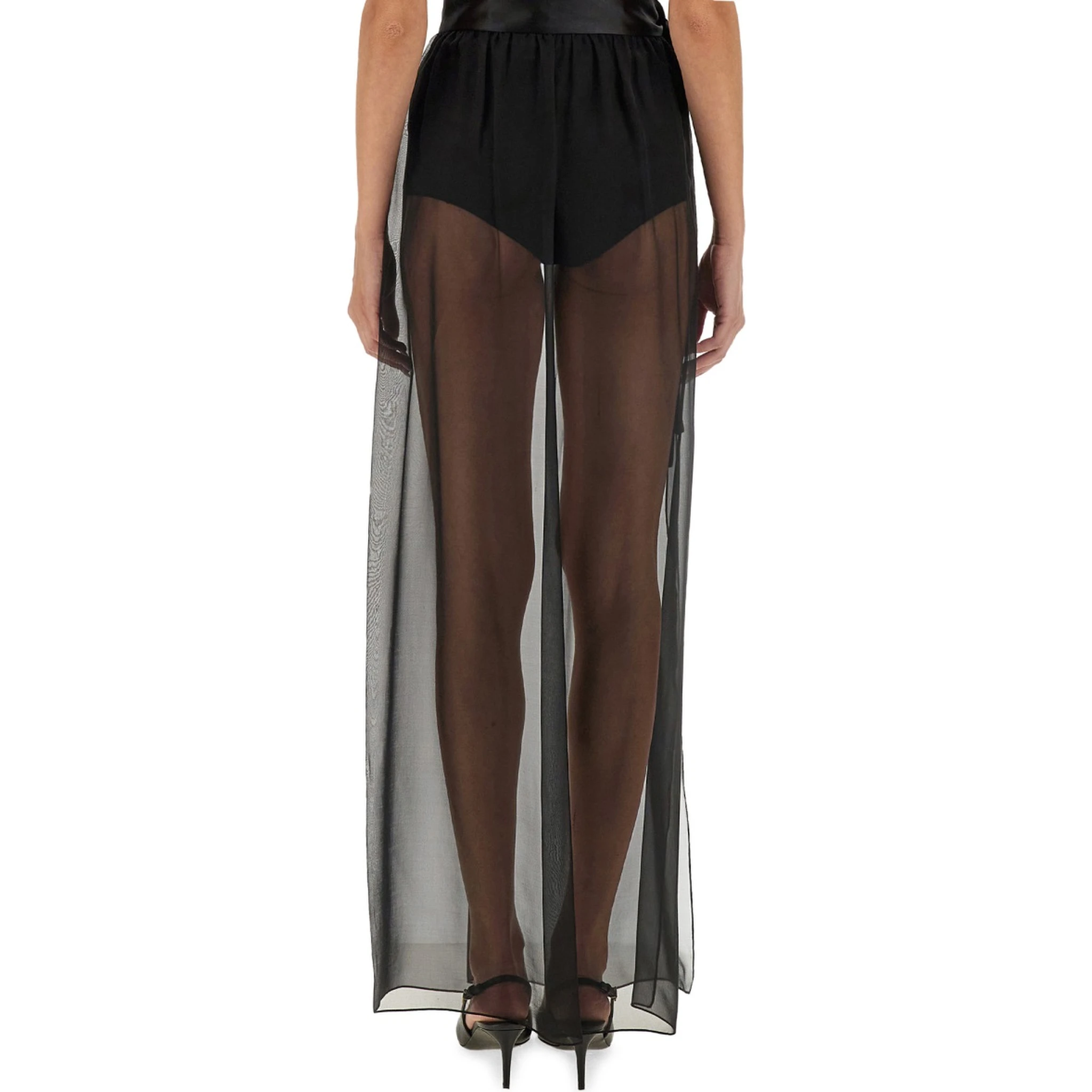 SILK CHIFFON LONG SKIRT