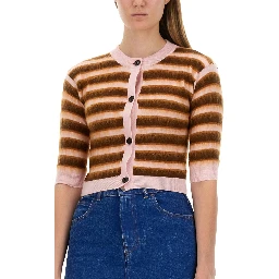 CARDIGAN WITH STRIPE PATTERN