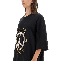 PEACE & PEARLS COTTON INTERLOCK DRESS