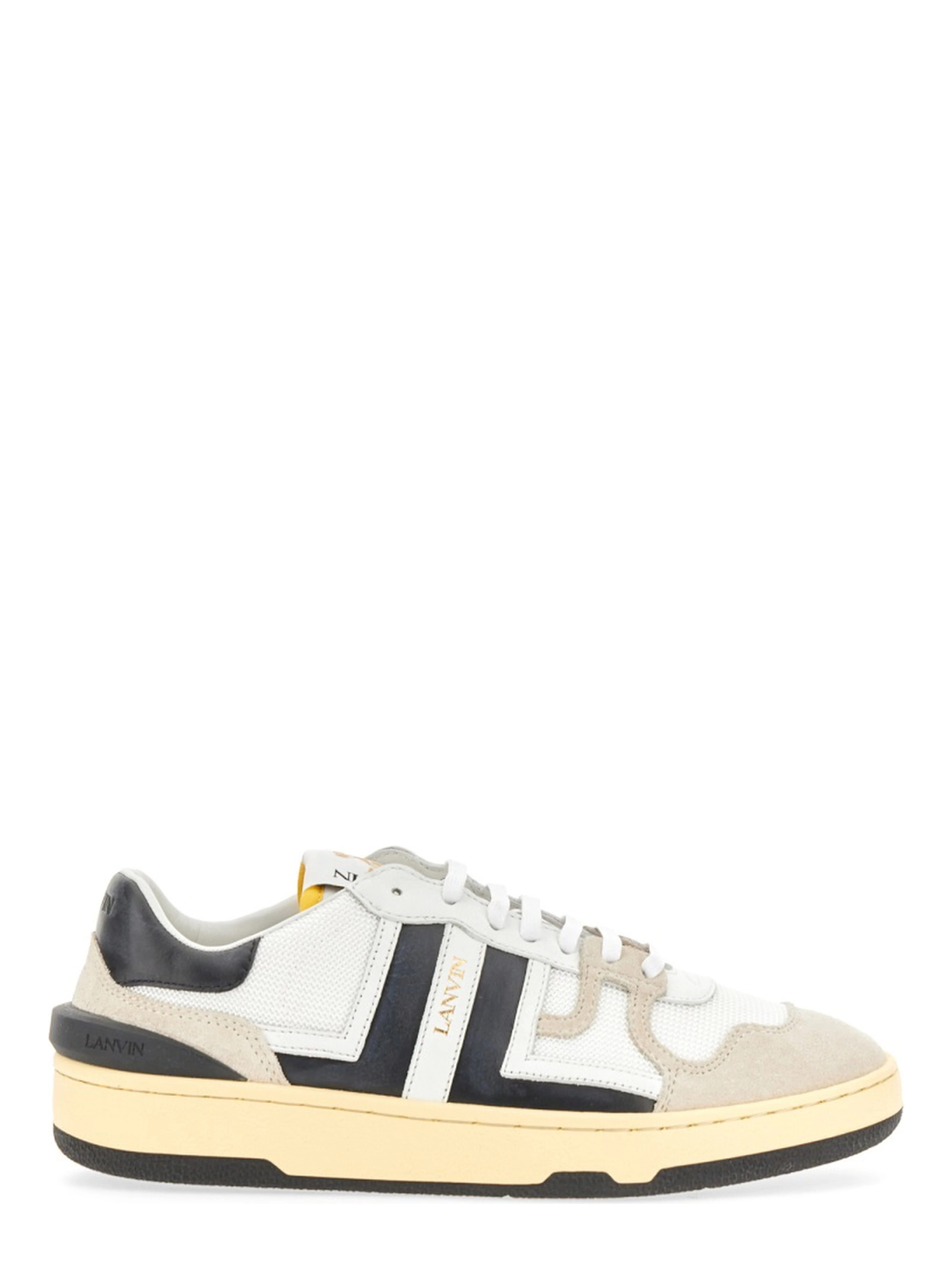 MESH, SUEDE AND NAPPA LEATHER SNEAKER