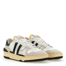 MESH, SUEDE AND NAPPA LEATHER SNEAKER