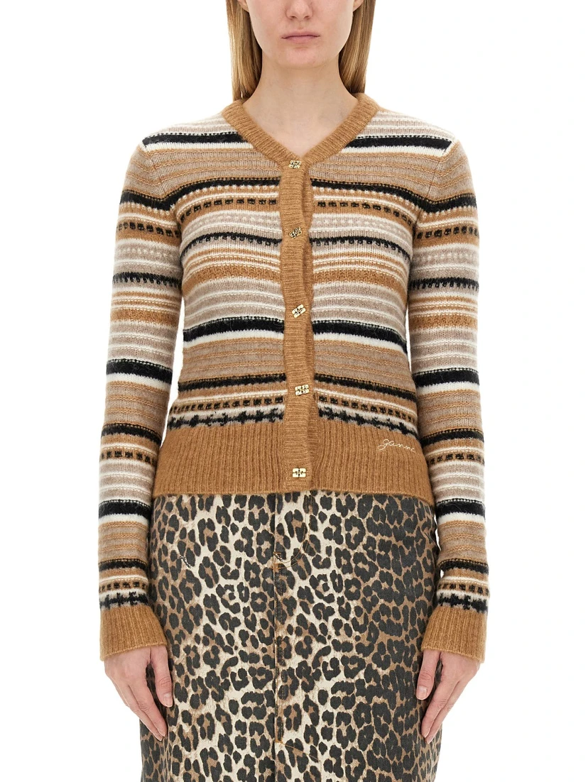 CARDIGAN WITH STRIPE PATTERN