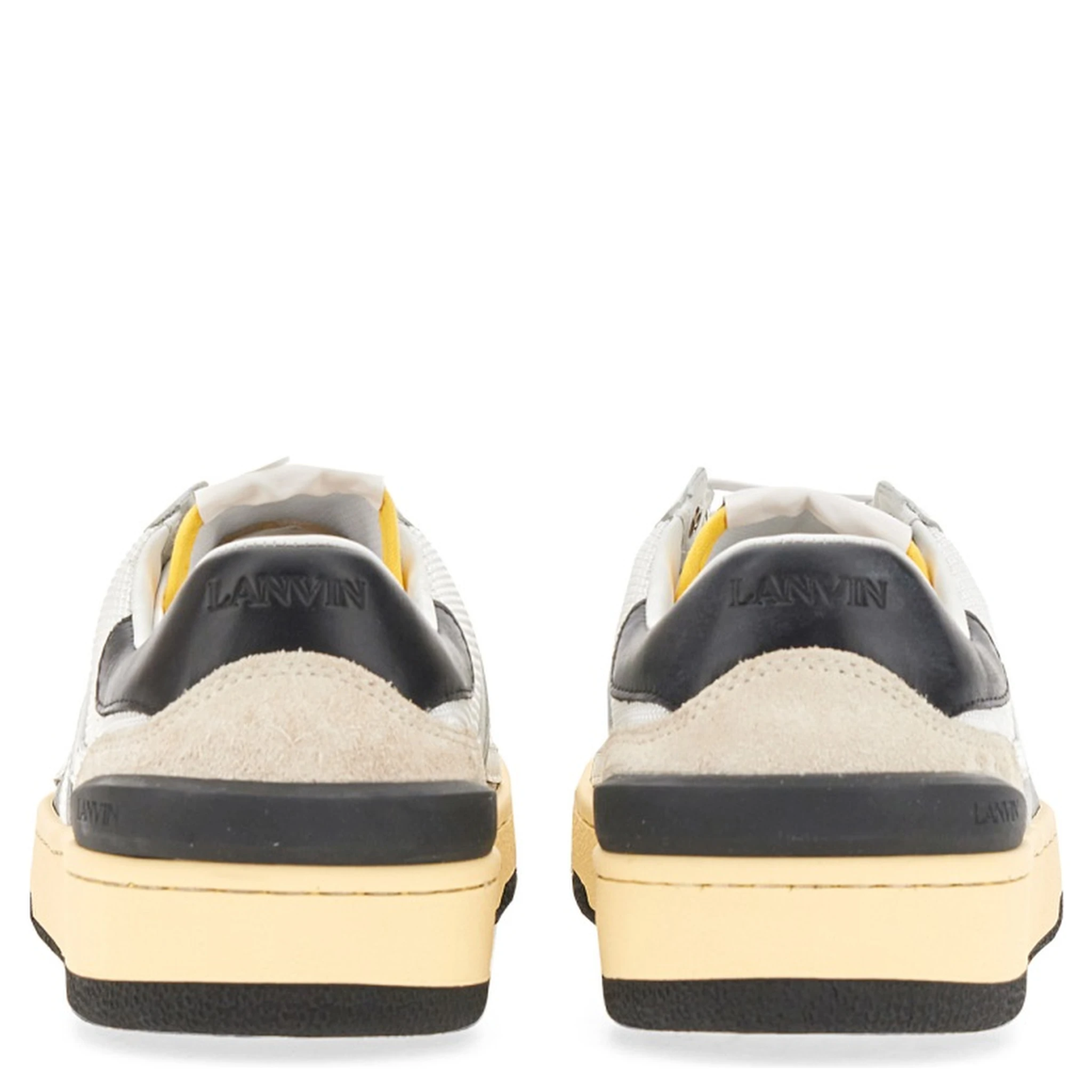 MESH, SUEDE AND NAPPA LEATHER SNEAKER
