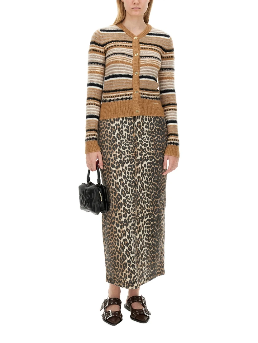 CARDIGAN WITH STRIPE PATTERN