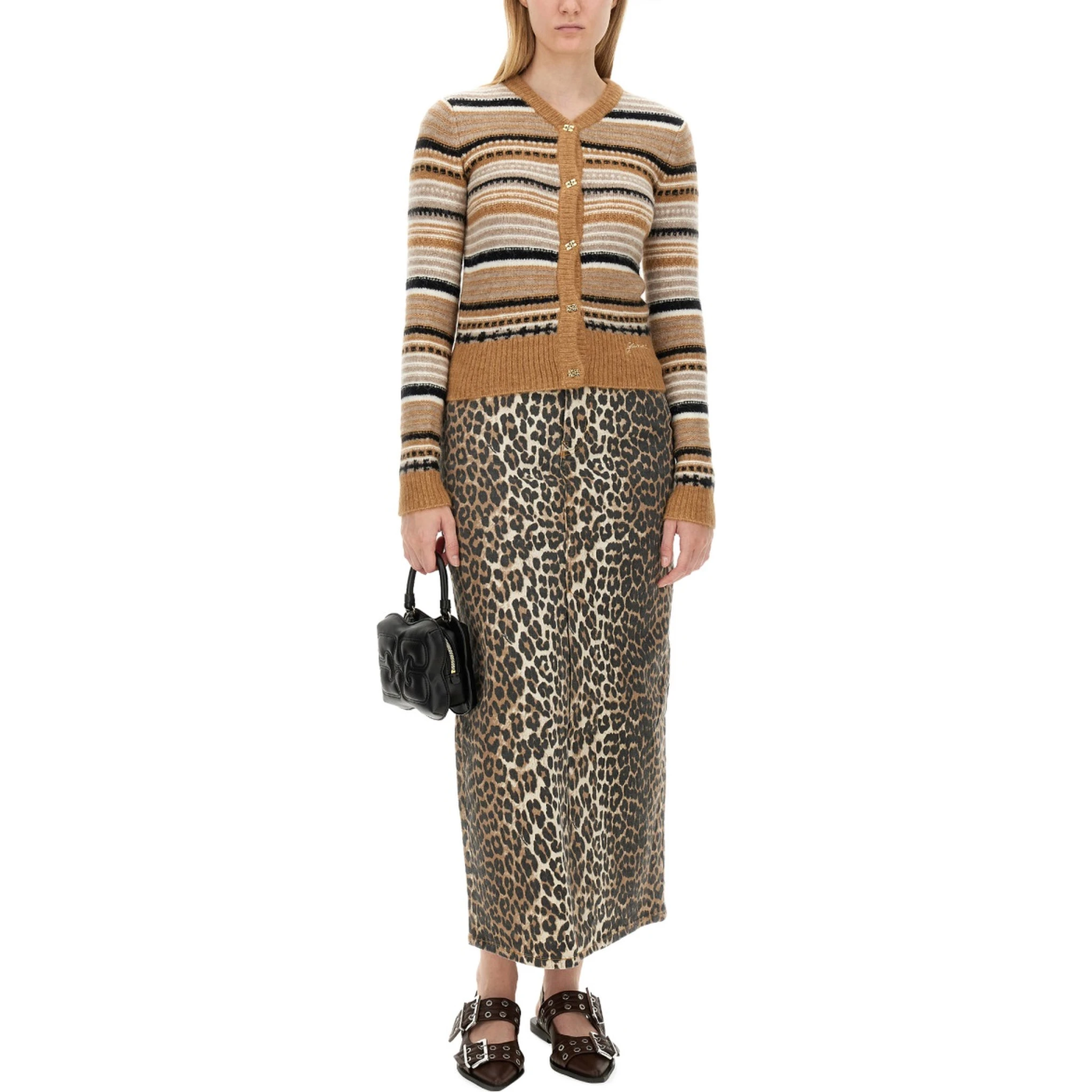 CARDIGAN WITH STRIPE PATTERN