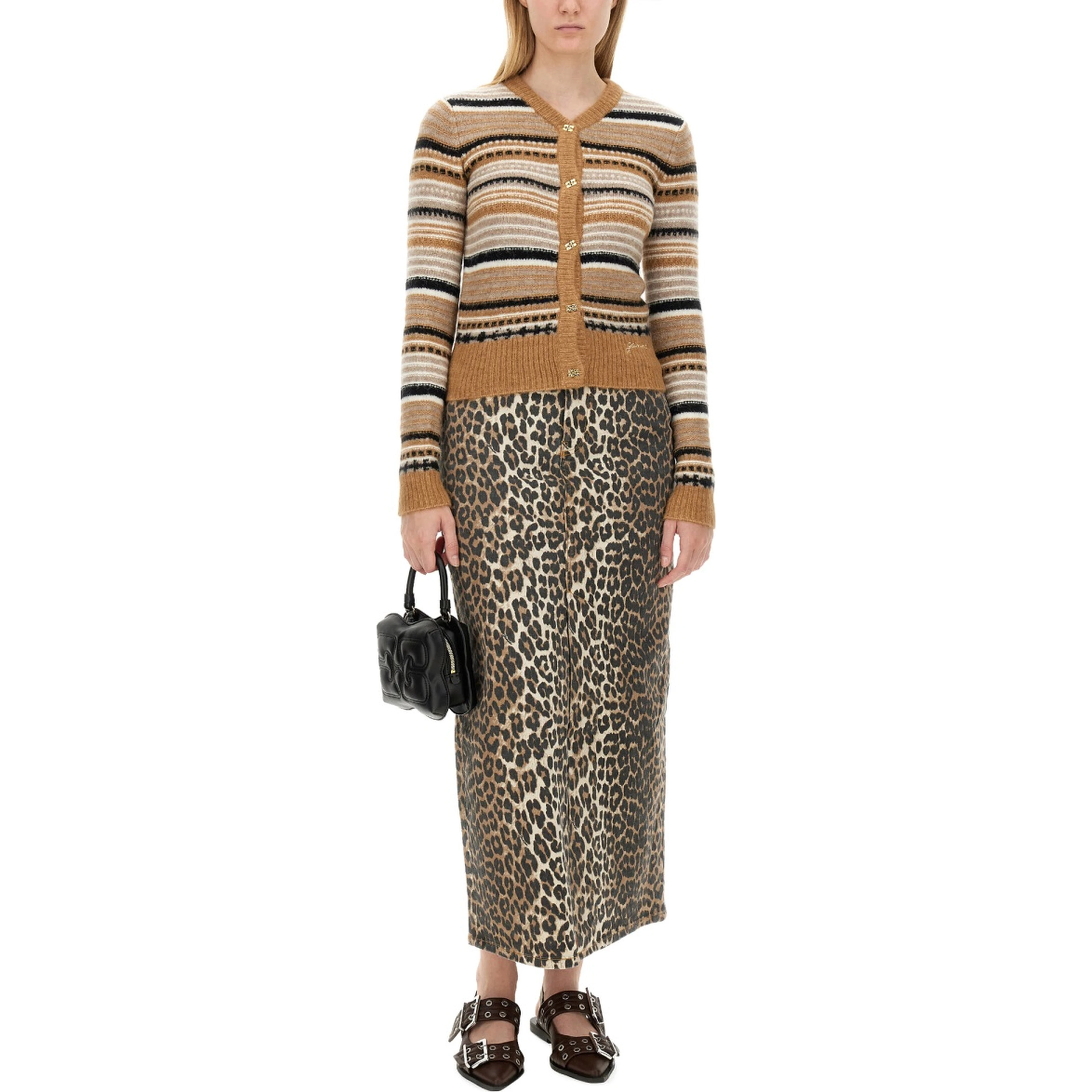 CARDIGAN WITH STRIPE PATTERN