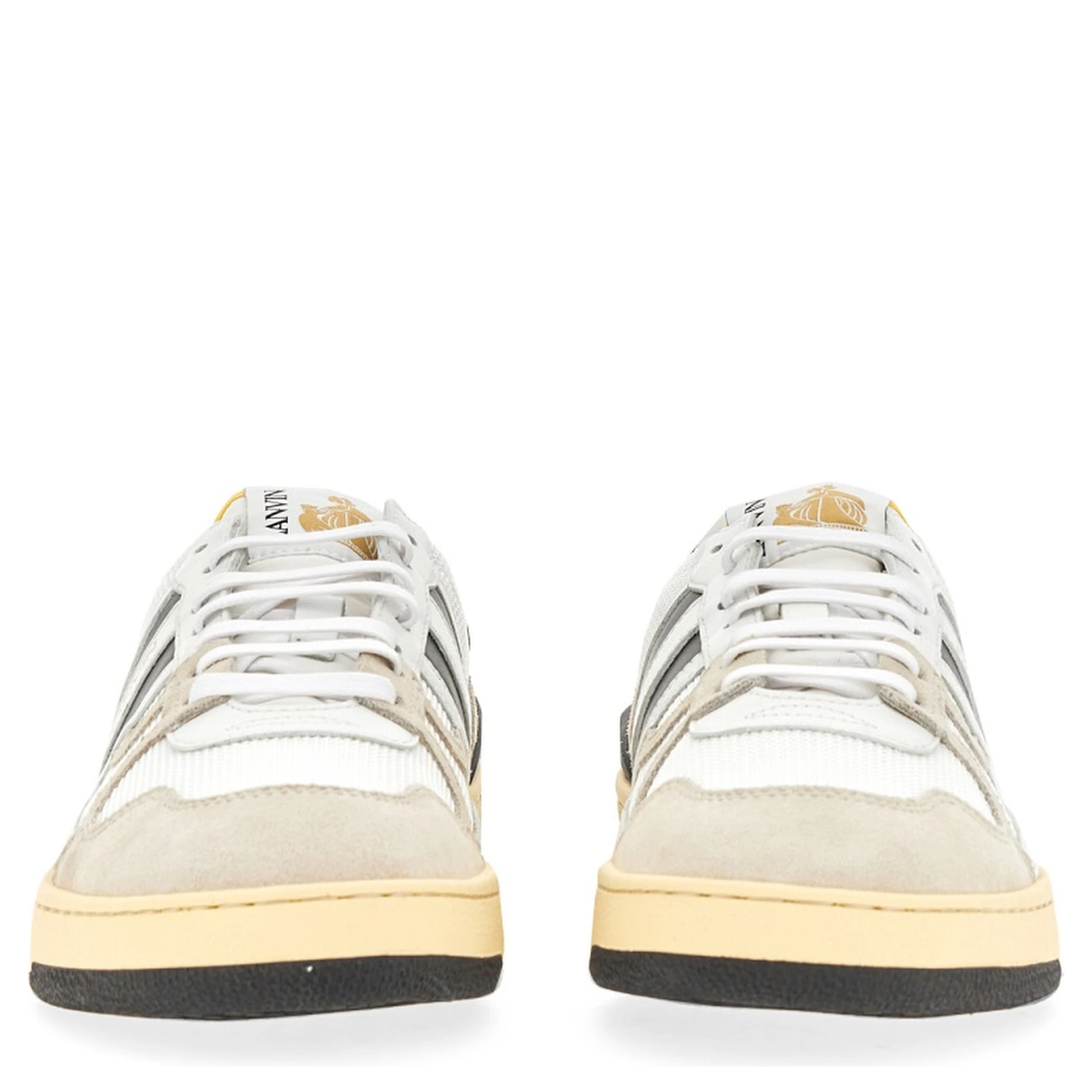 MESH, SUEDE AND NAPPA LEATHER SNEAKER