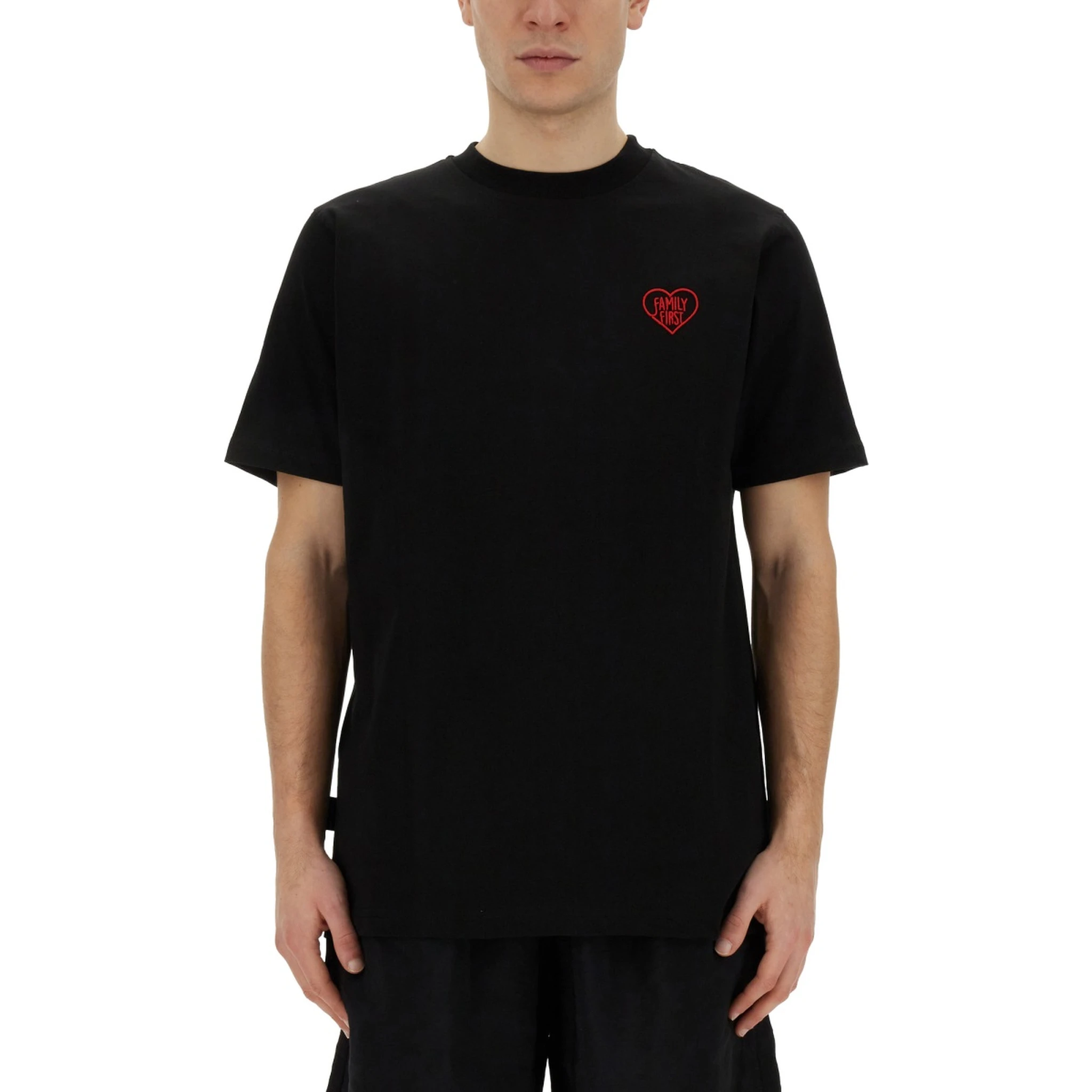 T-SHIRT WITH HEART EMBROIDERY