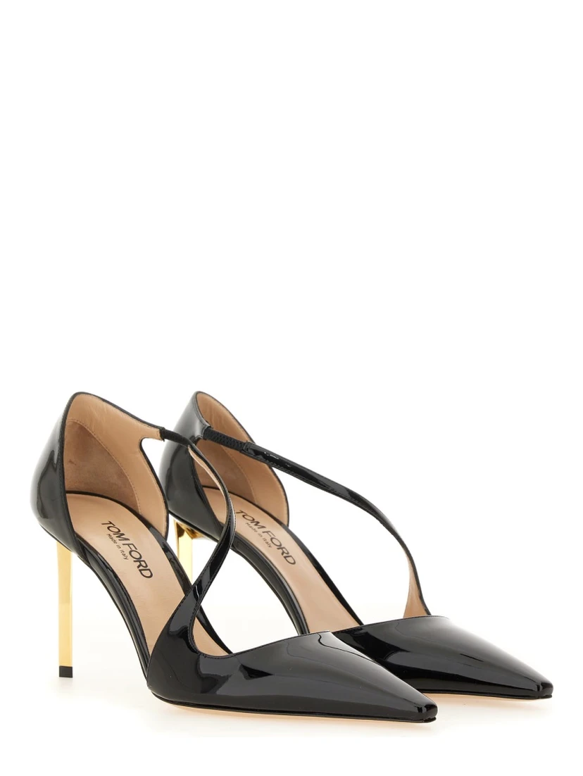 PATENT LEATHER "NEWTON" PUMPS