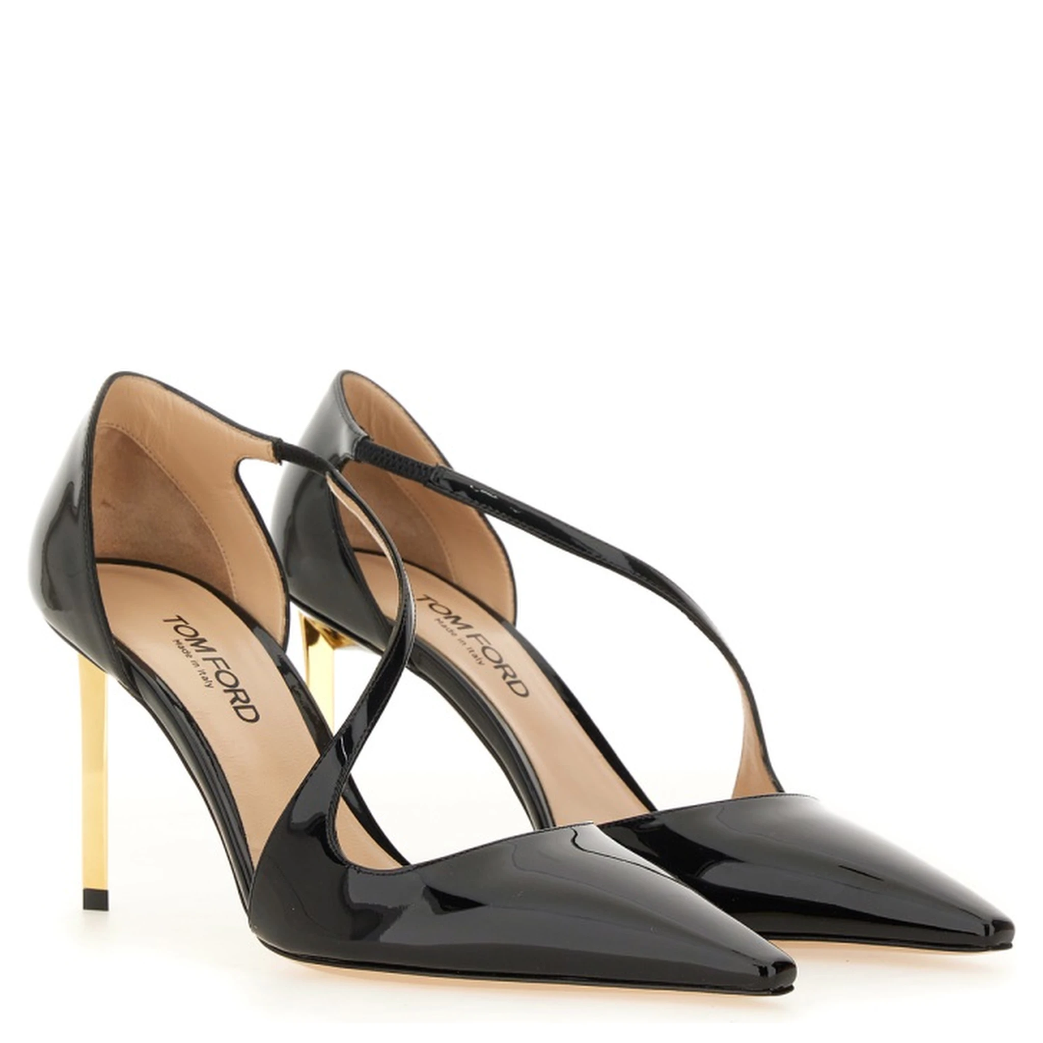 PATENT LEATHER "NEWTON" PUMPS