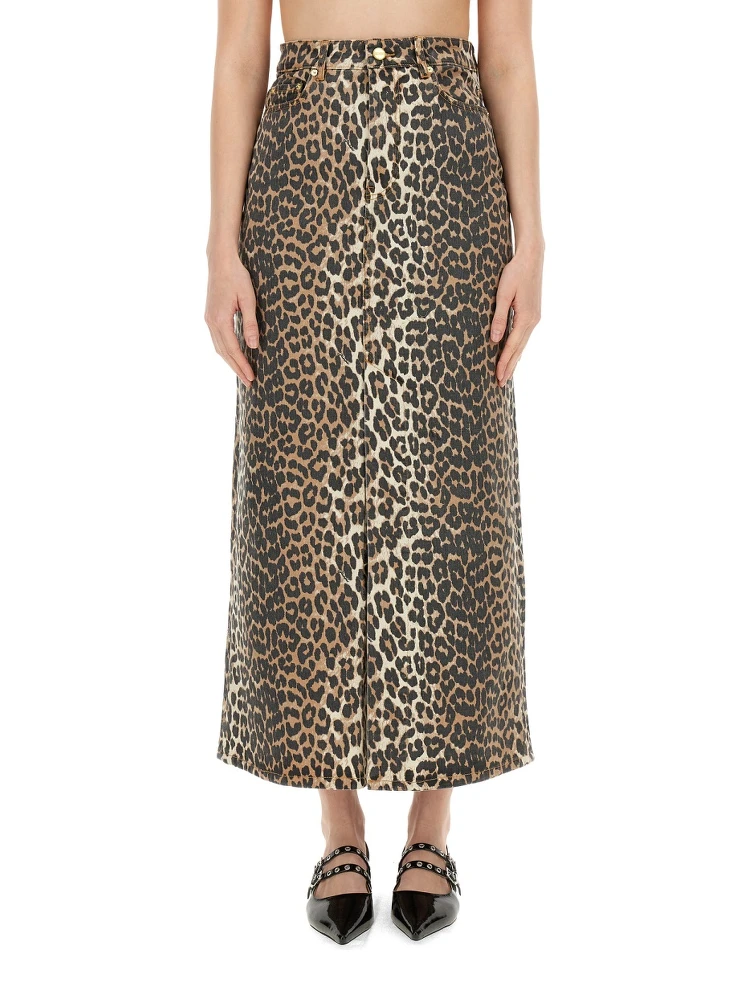 SKIRT WITH MAXI SLIT