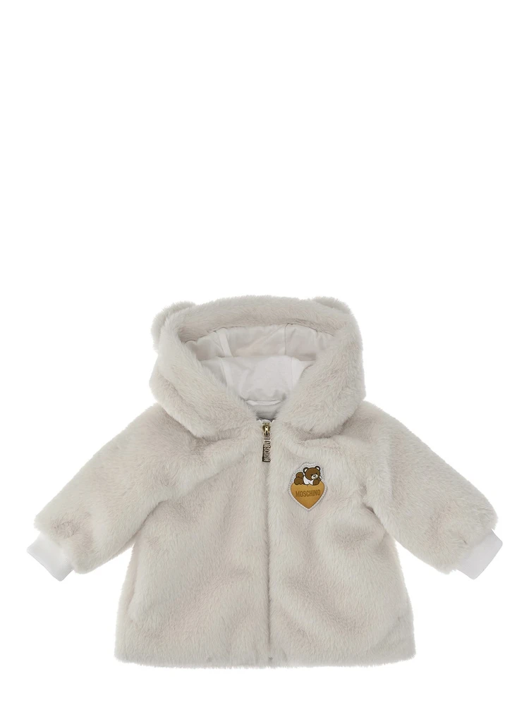 Teddy bear hooded jacket