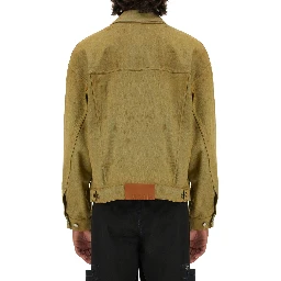 DENIM JACKET DYED IN TEA