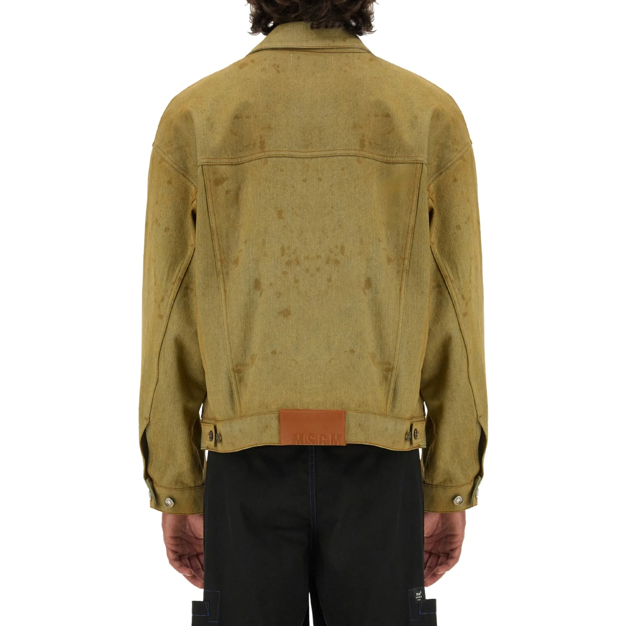 DENIM JACKET DYED IN TEA