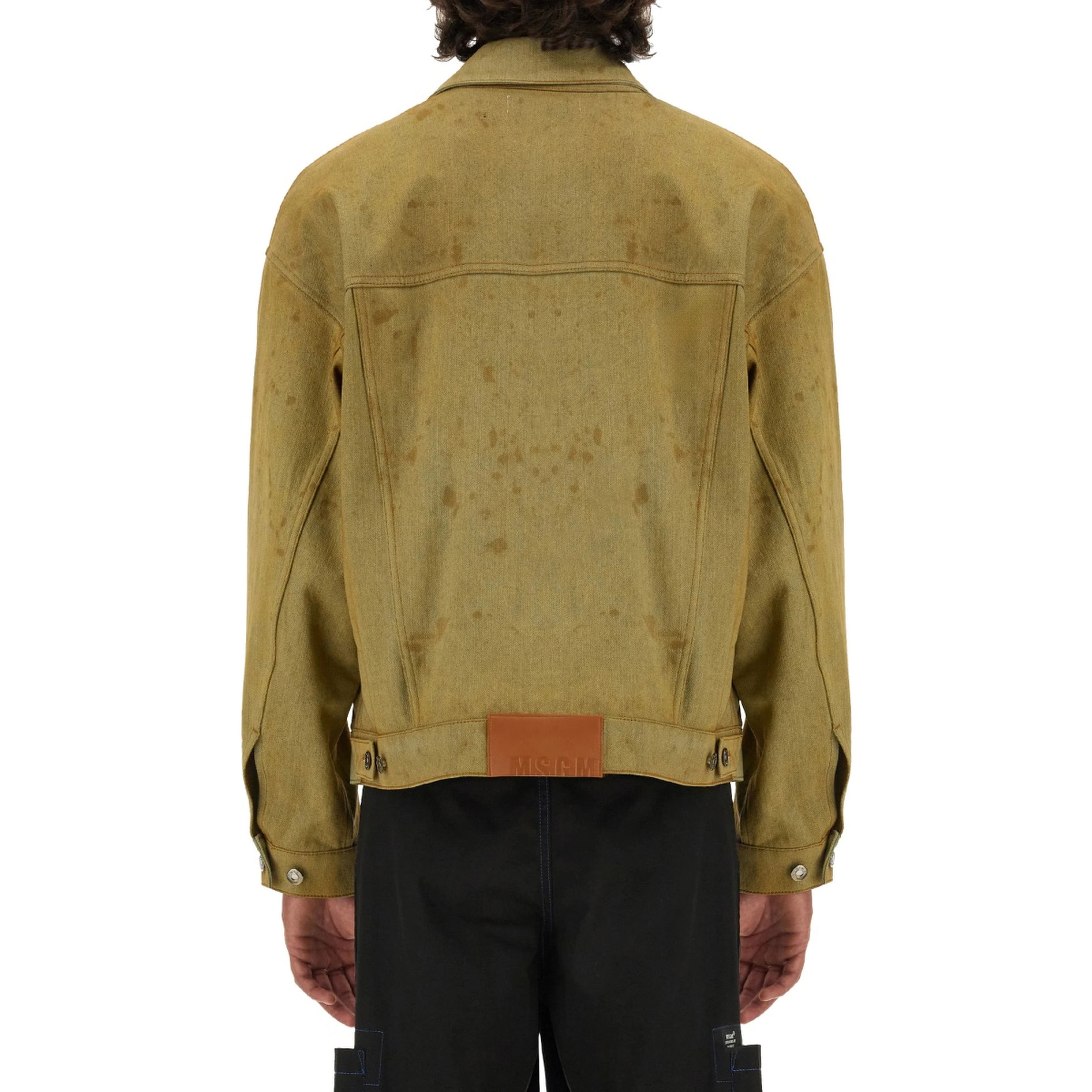 DENIM JACKET DYED IN TEA