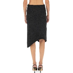 PADDED SKIRT WITH TUBE DETAIL