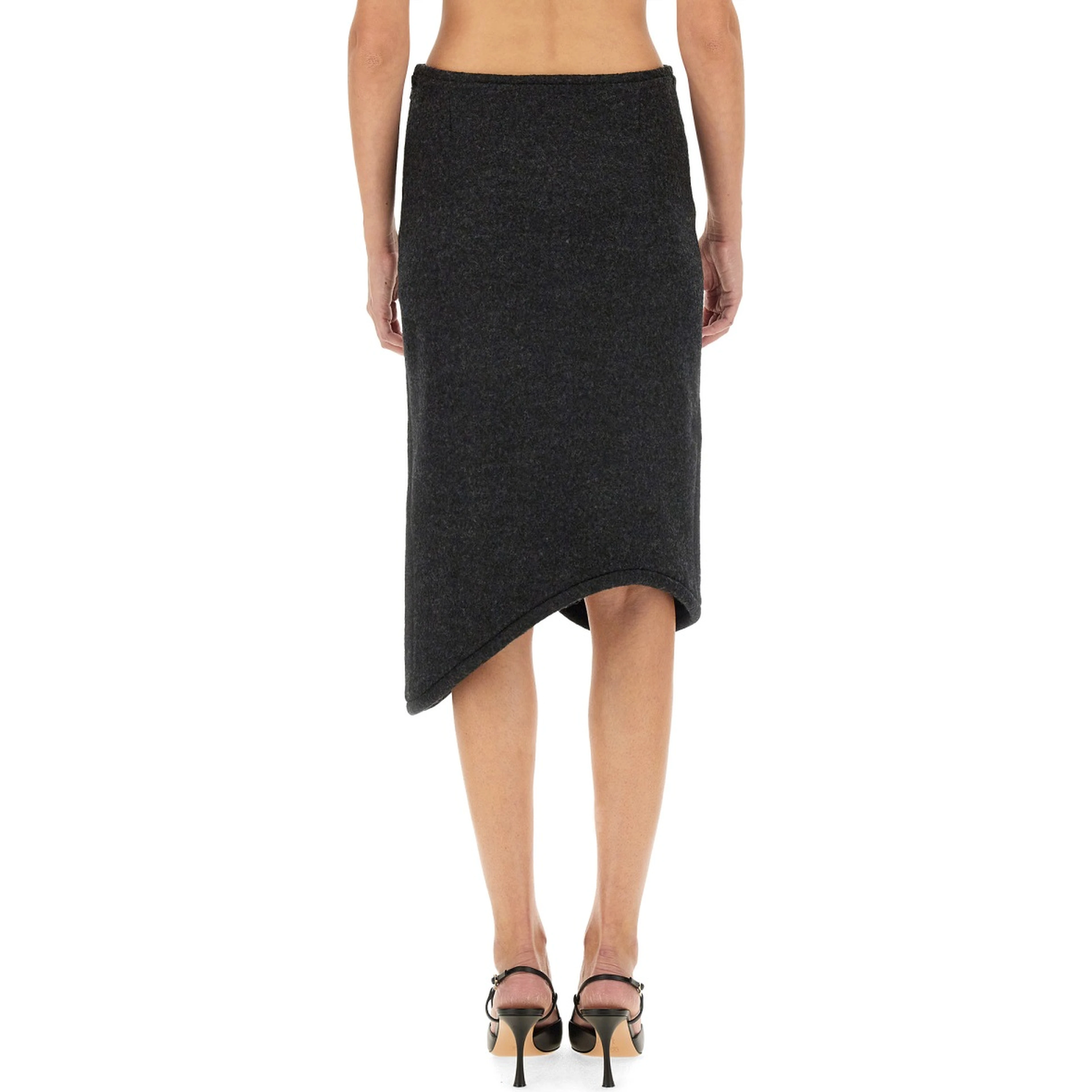 PADDED SKIRT WITH TUBE DETAIL