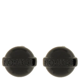 GLOSSY BLACK MINI LOLLIPOP EARRING